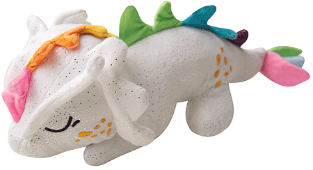 *SNUGAROOZ Dreamer the Dragon White 14"