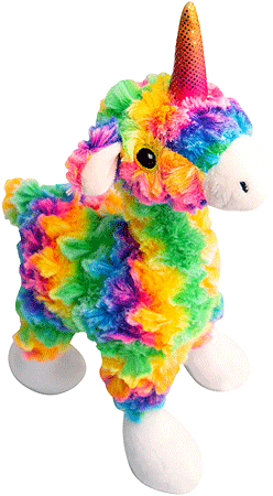 SNUGAROOZ Rainbow Llama Mia 10"