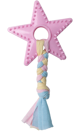 *SNUGAROOZ Eco Friendly Lil Star Chew Pink