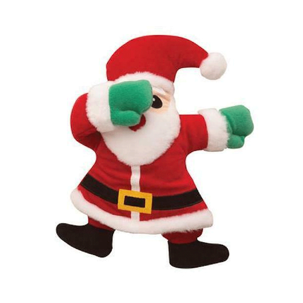 SNUGAROOZ Holiday Dabbing Santa 8"