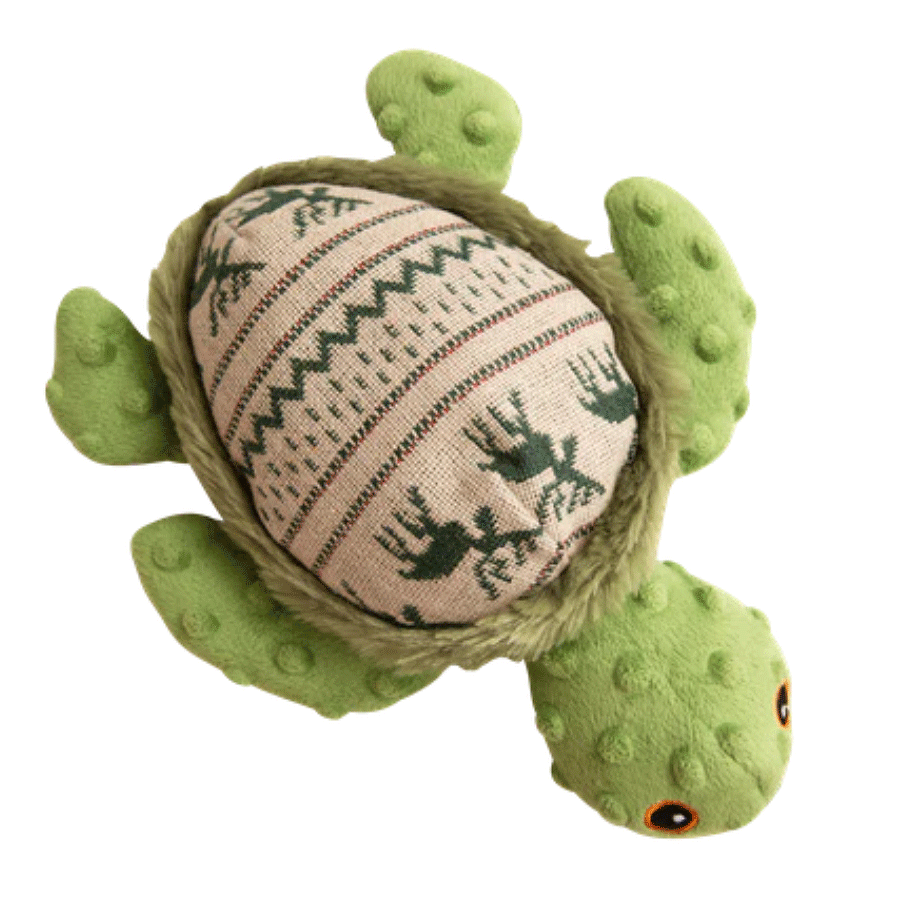 SNUGAROOZ Holiday Holly The Turtle Green 10"