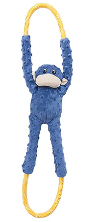 *ZIPPYPAWS RopeTugz Monkey Blue