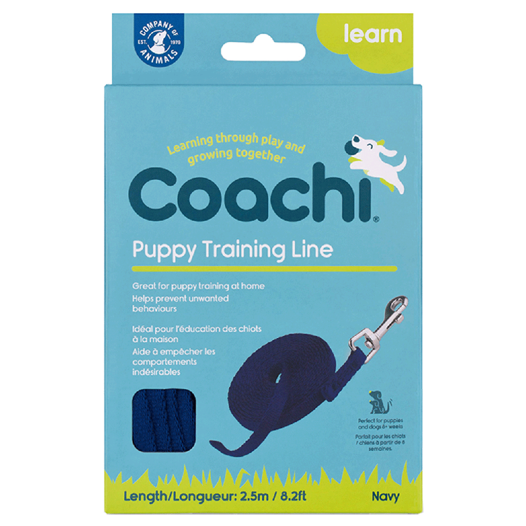 COACHI Puppy Training Line Navy 2.5m