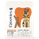 GROOVIES Dog Dental Chews 6oz X-Large 4ct