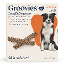 GROOVIES Dog Dental Chews Gravity Box Large 18ct