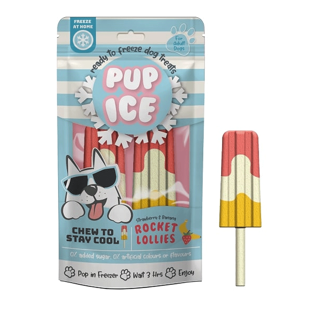 ETHICAL/SPOT Pup Ice Rocket Lollies Strawberry and Banana