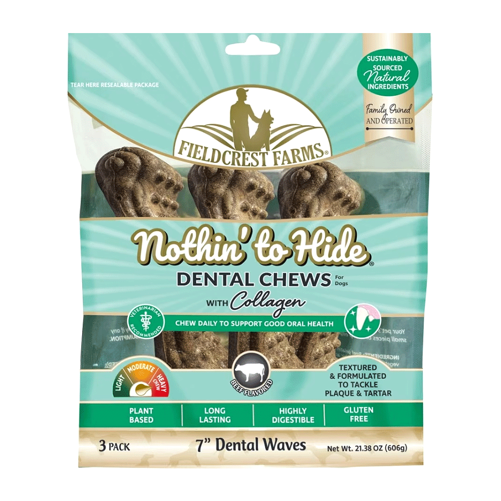 FIELDCREST FARMS Nothin' To Hide Dental Waves 7" 3pk