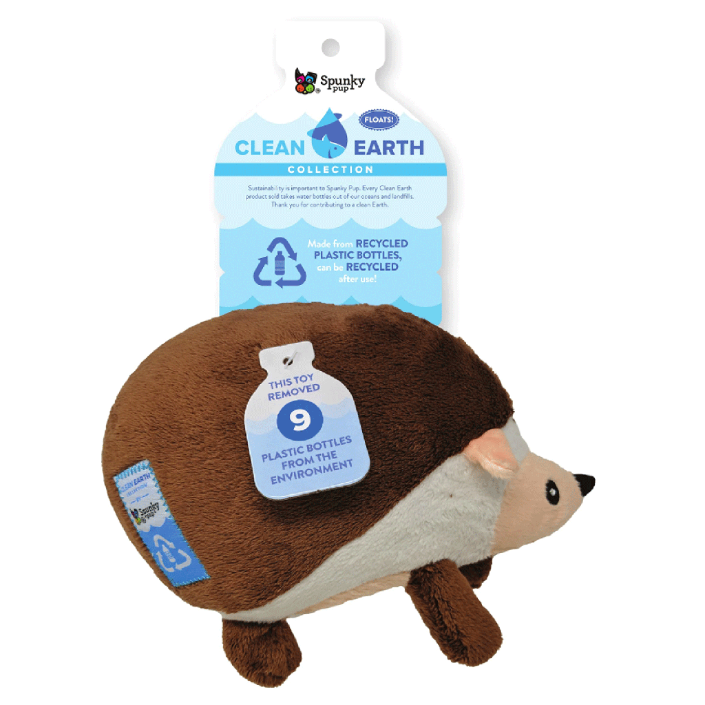 SPUNKY PUP Clean Earth Hedgehog Large