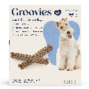 GROOVIES Senior Dog Dental Chews Gravity Box Medium 25ct