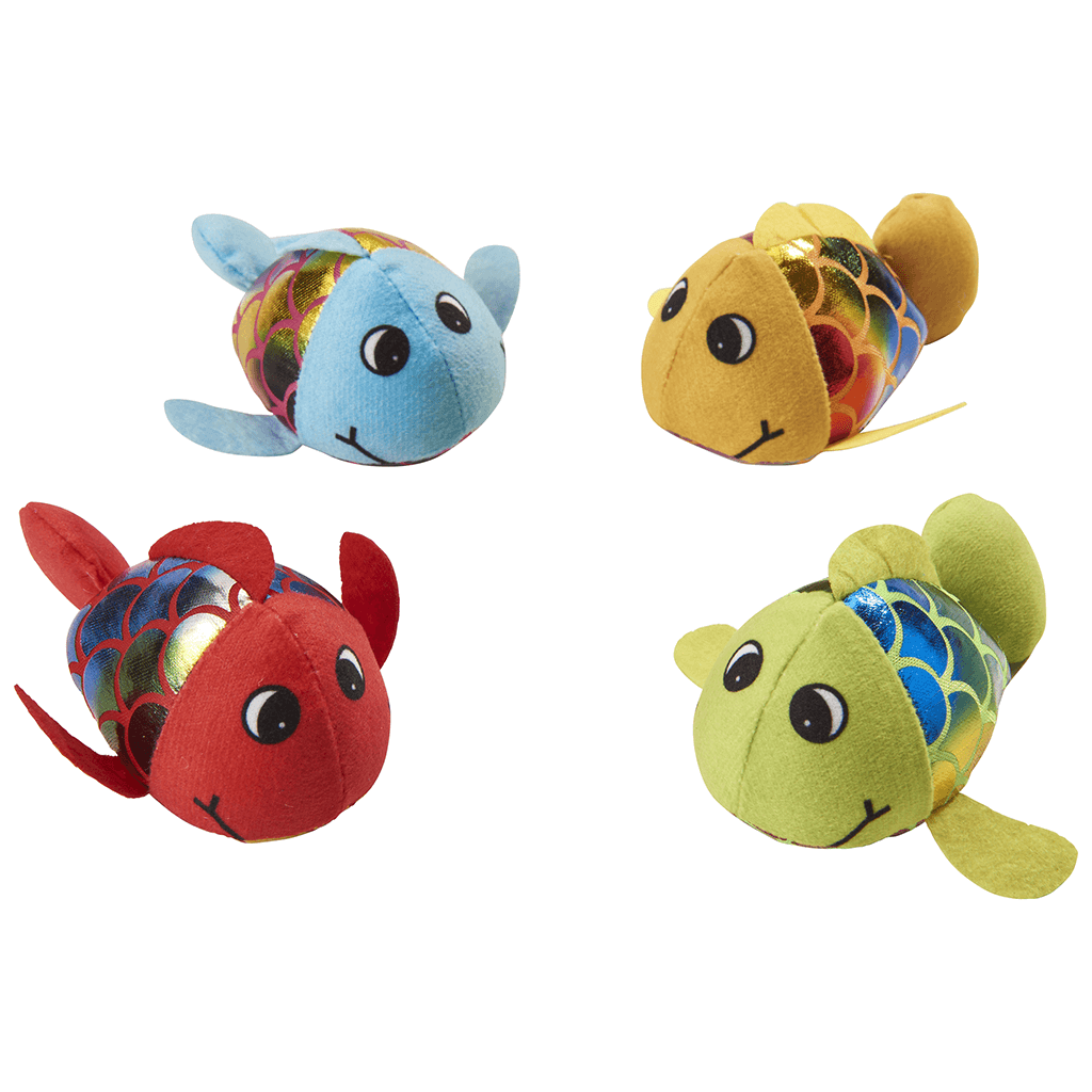 SPOT Plush Jittery Fish 3" Cat Toy