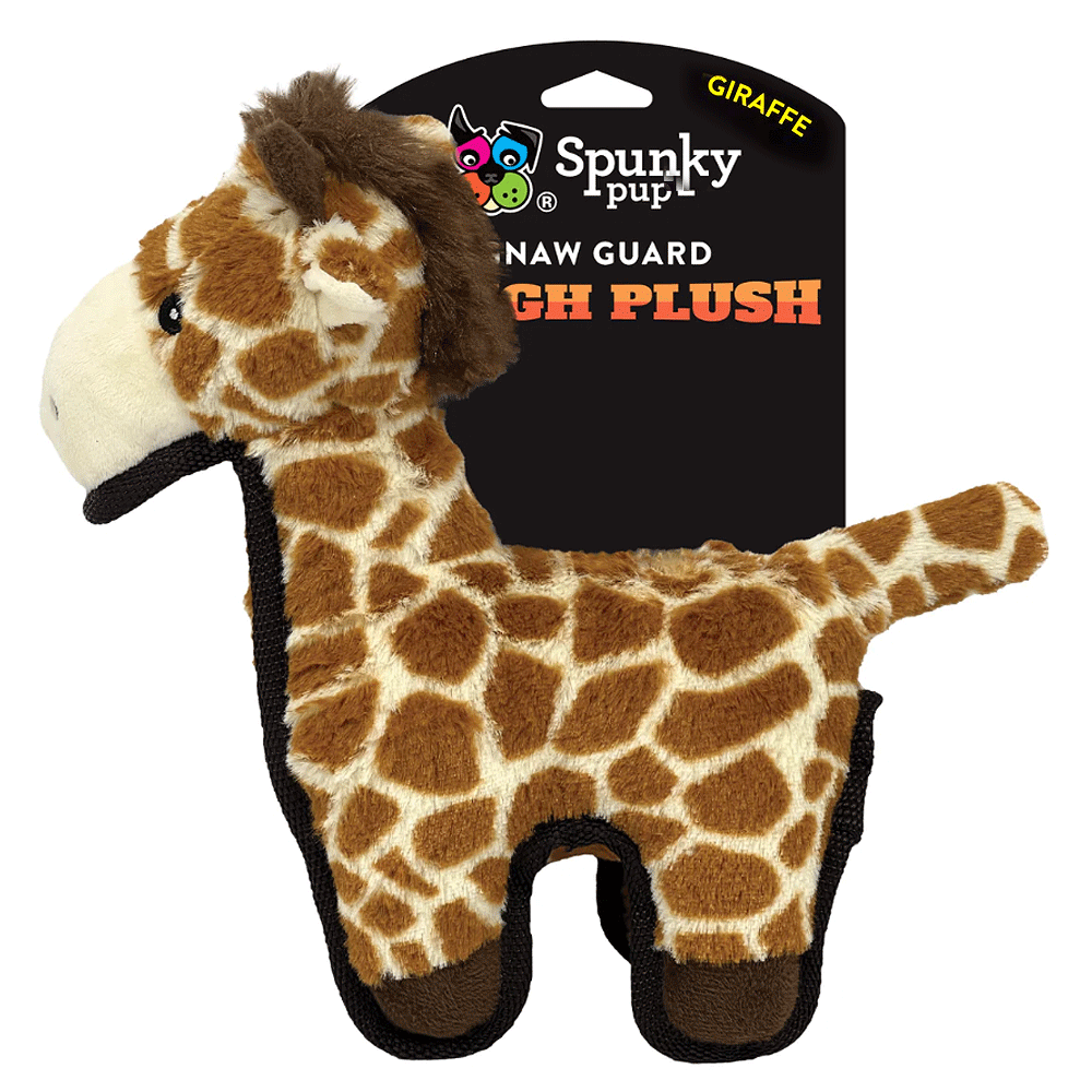 SPUNKY PUP Tough Plush Giraffe