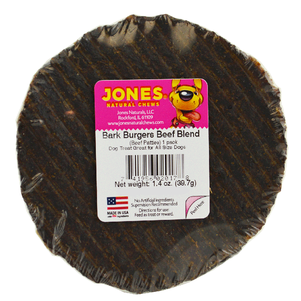 JONES Bark Burger Shrink Wrap 1ct