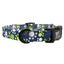 ERNIE ELS Collar Navy Golf Ball & Paws Small 