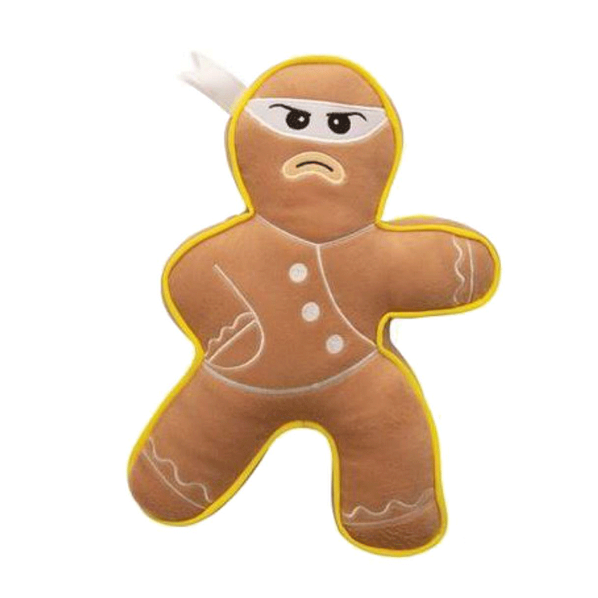 SNUGAROOZ Holiday Ninja Bread Man 10"