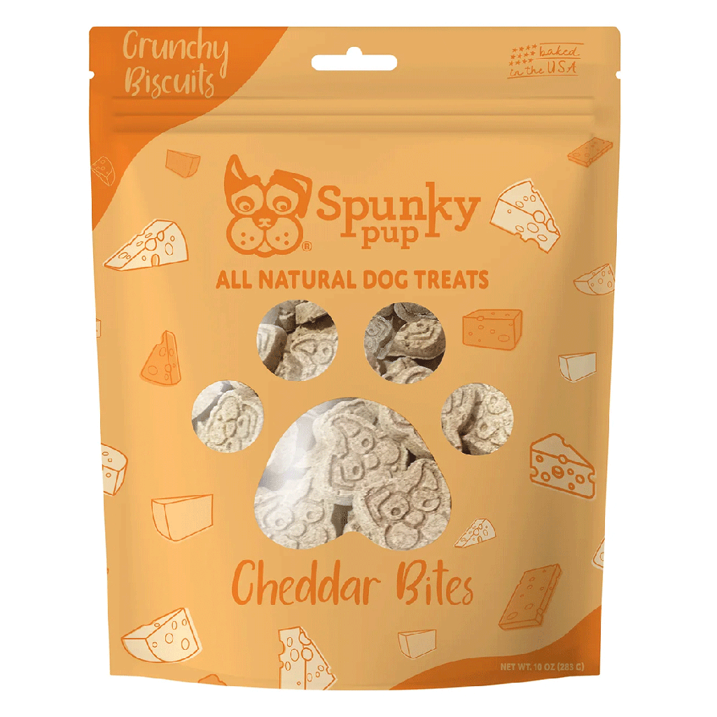 SPUNKY PUP Biscuits - Cheddar Bites 10oz