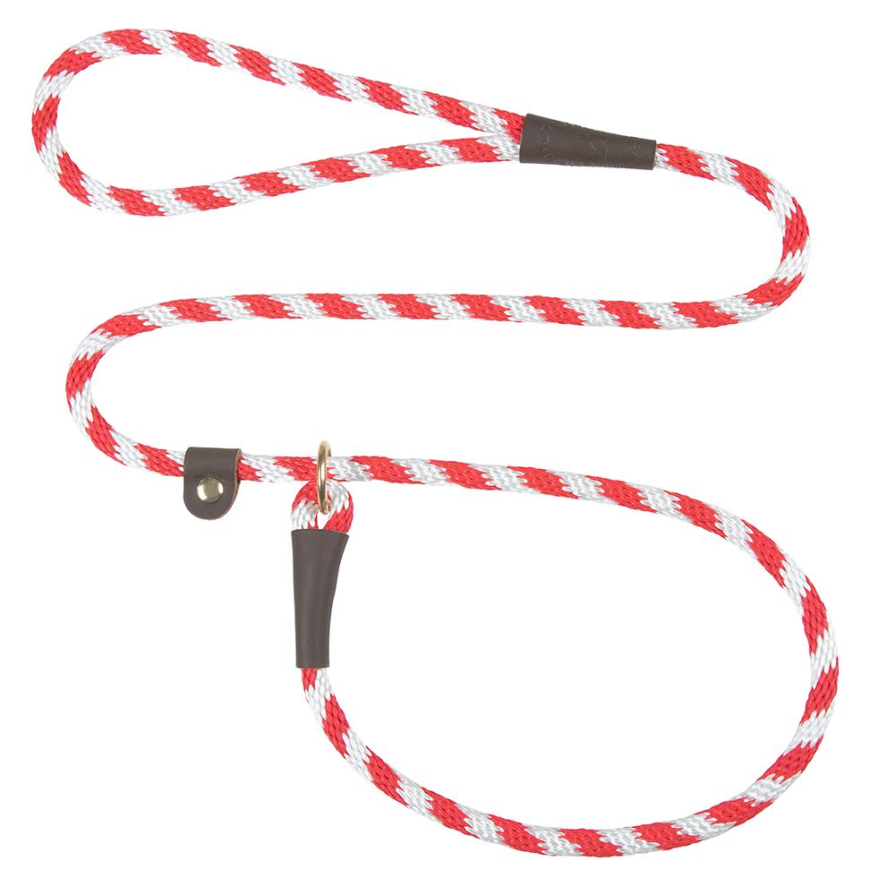 MENDOTA Slip Lead 3/8" x 6' Red & White