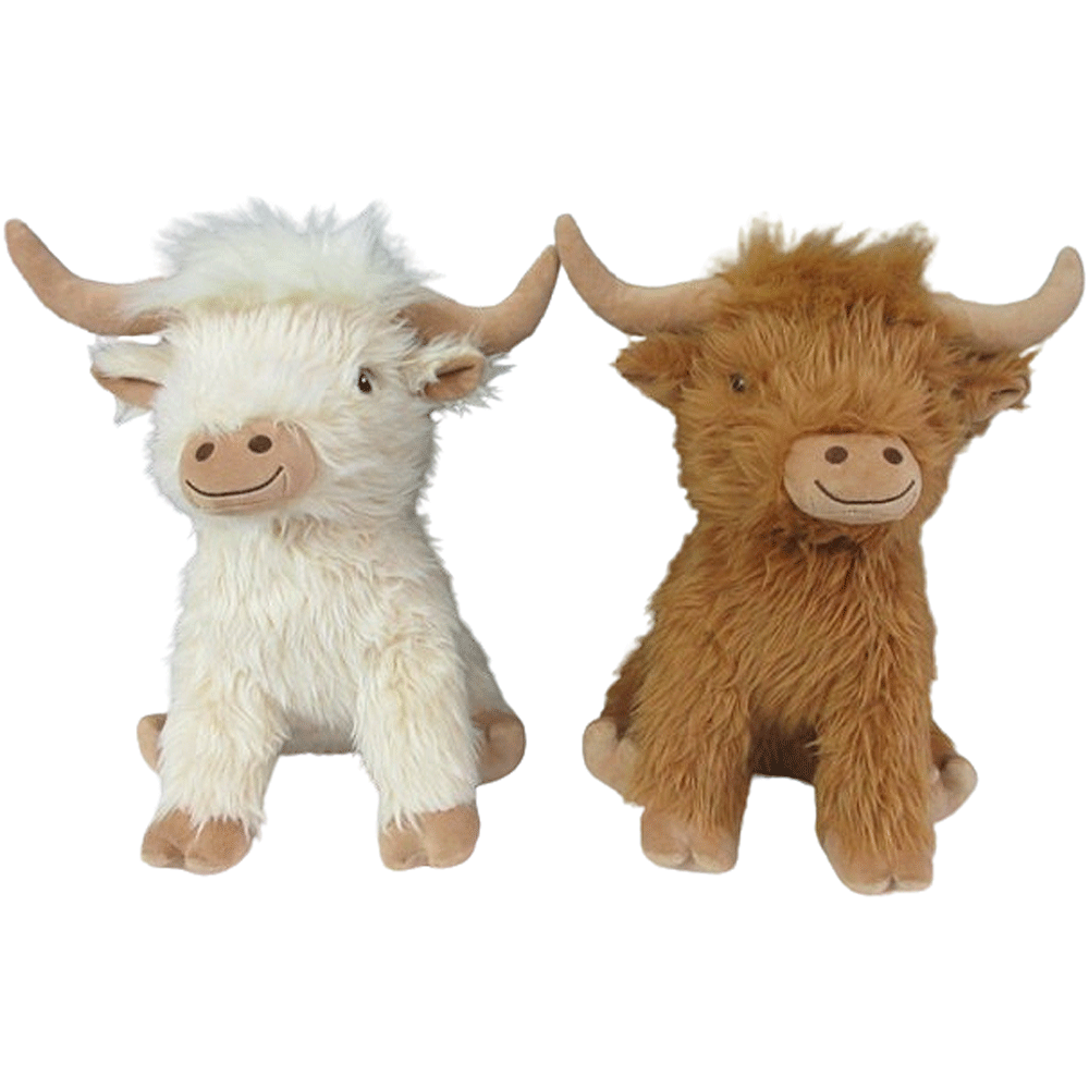 MULTIPET Highland Cow Jumbo 14"-12pc Display