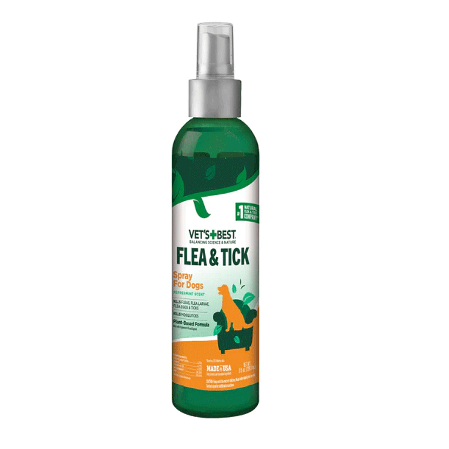 VETS BEST Flea + Tick Spray 8oz