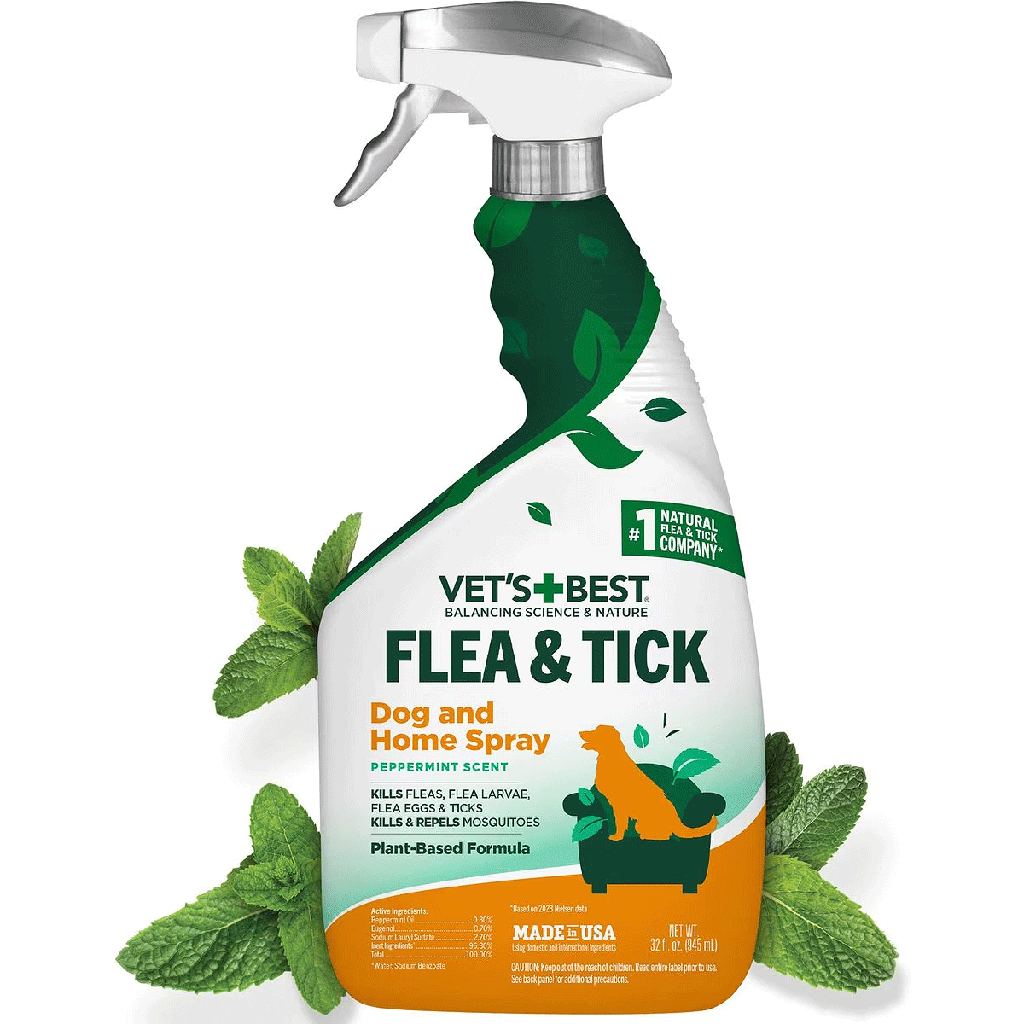 VETS BEST Flea + Tick Home Spray 32oz