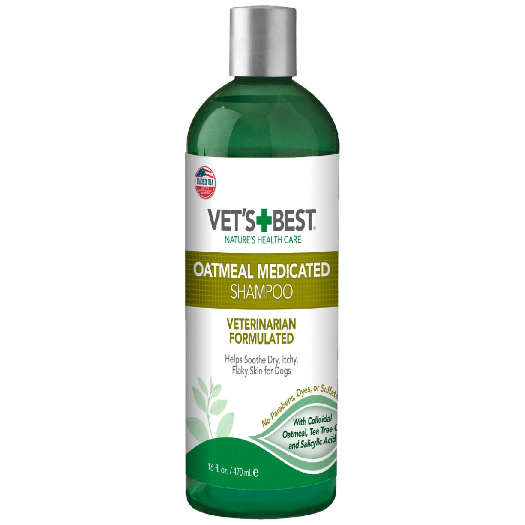 VETS BEST Oatmeal Medicated Shampoo 16oz