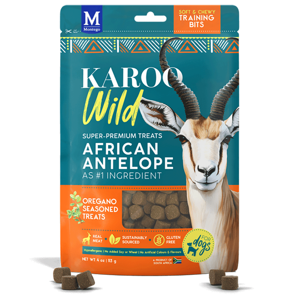 KAROO WILD Oregano Seasoned Treats Training Bits - 4oz