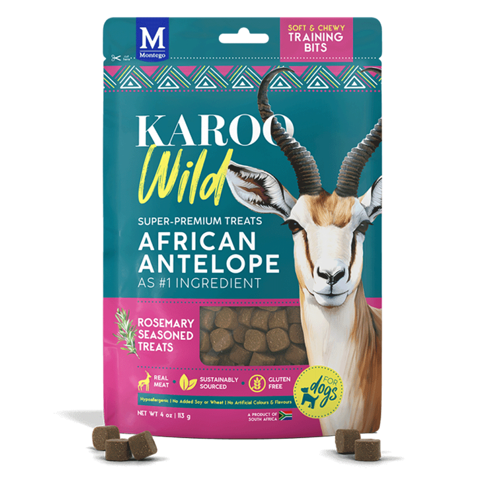 KAROO WILD Rosemary Seasoned Treats Training Bits - 4oz