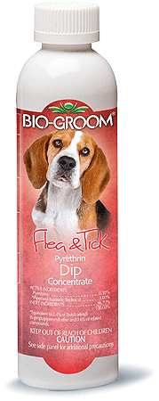 *BIO-GROOM Pyrethrin Flea & Tick Dip 8oz