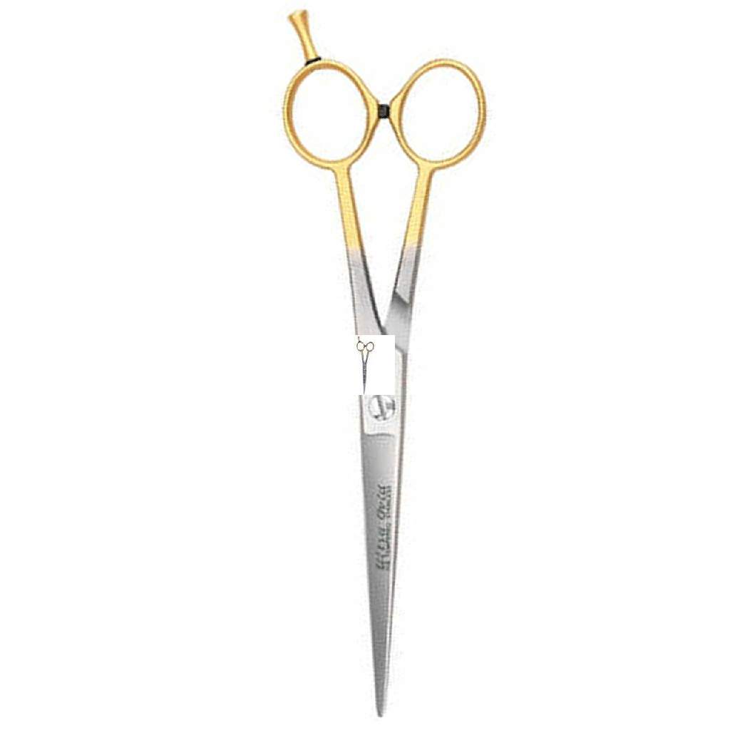 DUBLDUCK Ultra Gold Ball-Tip Curved Shear - 6.5 Inch