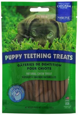 N-BONE Puppy Teething Sticks Chicken 17ct