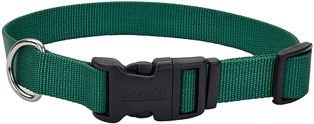 COASTAL Tuff Adjustable Dog Collar 3/8x8-12 Hunter Green