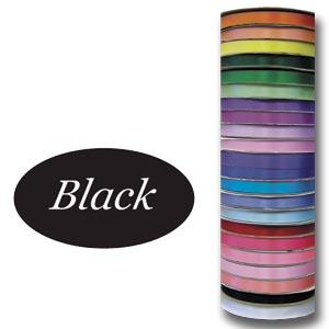 RIBBON   #3  9/16  x 100 yards   Black