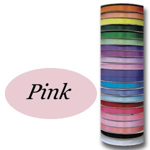 *RIBBON   #3 9/16  x 100 yards   Pink