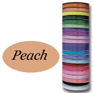 RIBBON   #3 9/16  x 100 yards  Peach