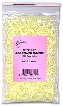 *BOWDECO Latex Grooming Bands 3/8 1000ct