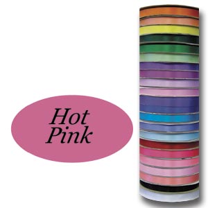 *RIBBON  #3  9/16  x 100 yards  Hot Pink