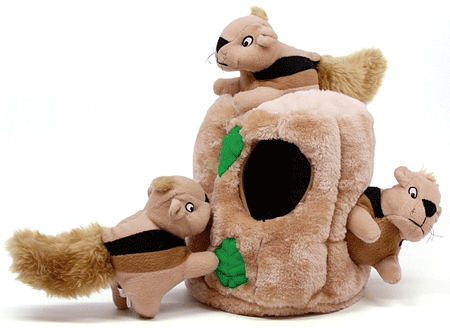 OUTWARD HOUND Hide-A-Squirrel Puzzle Toy L