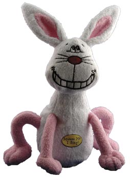 *MULTIPET Deedle Dudes Toy Rabbit