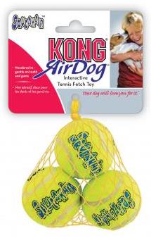 KONG Squeaker Tennis Ball 3pk S