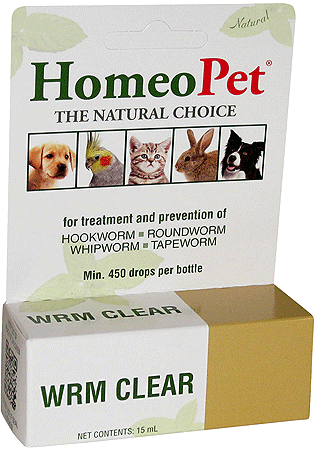 HOMEOPET WRM Clear 15ml