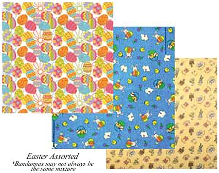 BANDANNA Easter Assorted