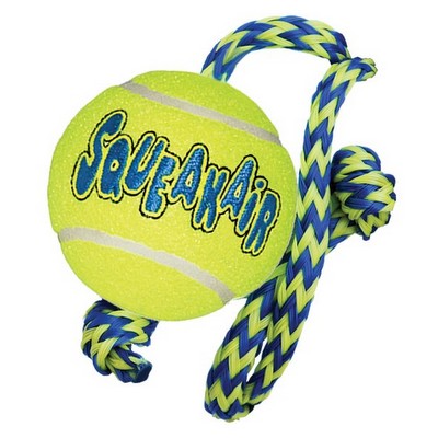 KONG Air Dog Squeaker Ball w/Rope M