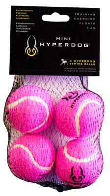 *HYPER PET Mini Tennis Balls 4 Pack Pink