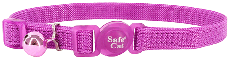 COASTAL Safe Cat Adjustable Collar 3/8x8-12 Orchid