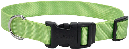 COASTAL Tuff Adjustable Dog Collar 3/8x8-12 Lime