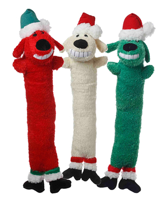 HOLIDAY Loofa Dog Santa L 18 inch