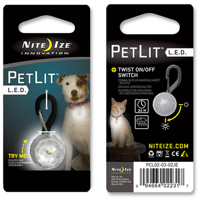 *NITE IZE PetLit LED Collar Light  Jewel Crystal