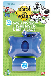 *BAGS ON BOARD Dispenser Bone Blue