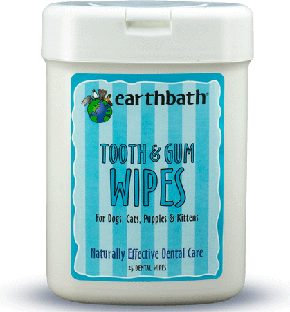 EARTHBATH Tooth & Gum Wipes Peppermint & Baking Soda 25ct