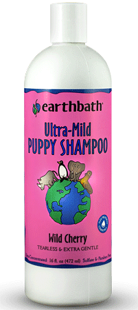 EARTHBATH Ultra-Mild Puppy Shampoo Wild Cherry 16oz