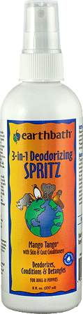 EARTHBATH 3-in-1 Deodorizing Spritz Mango Tango 8oz